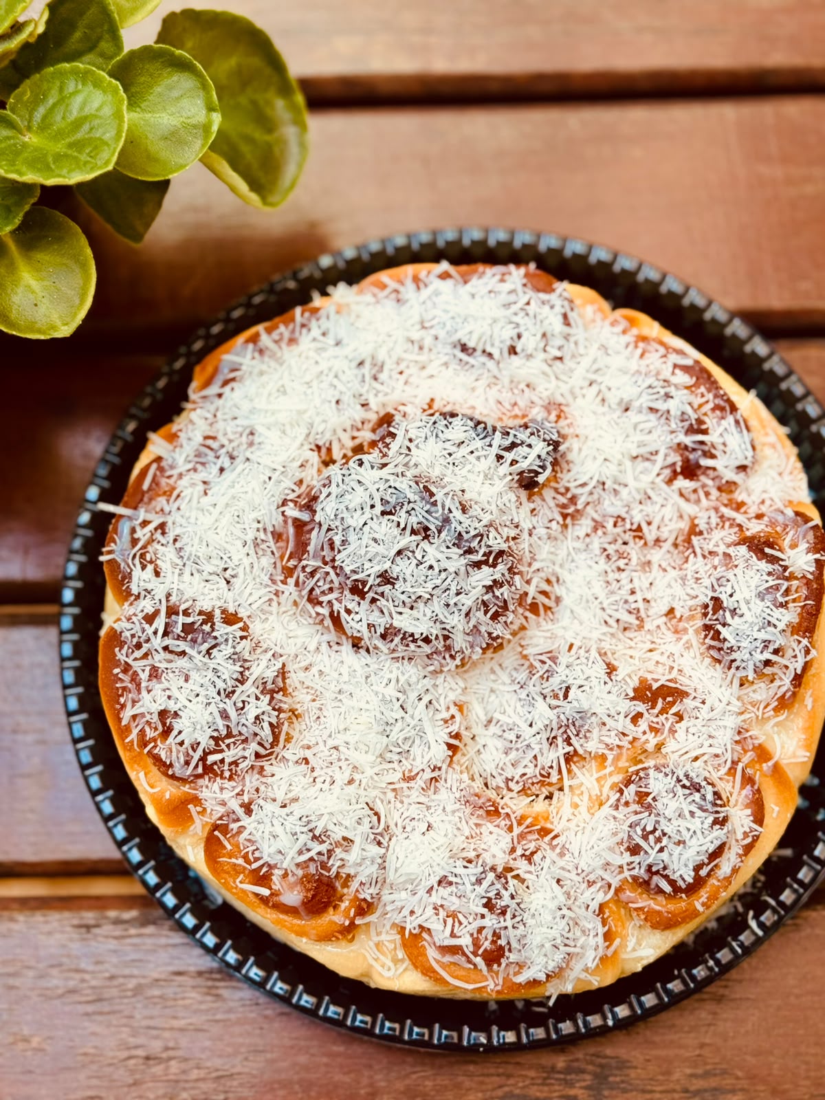 Pão Doce com Leite Condensado